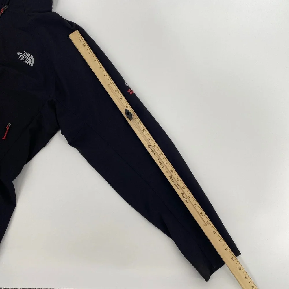 The North Face Summit Series Jacket Mens XL Black Softshell Full Zip Technical